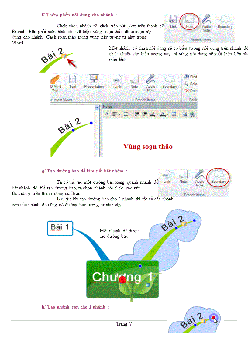 image for page Hướng dẫn sử dụng bản đồ tư duy