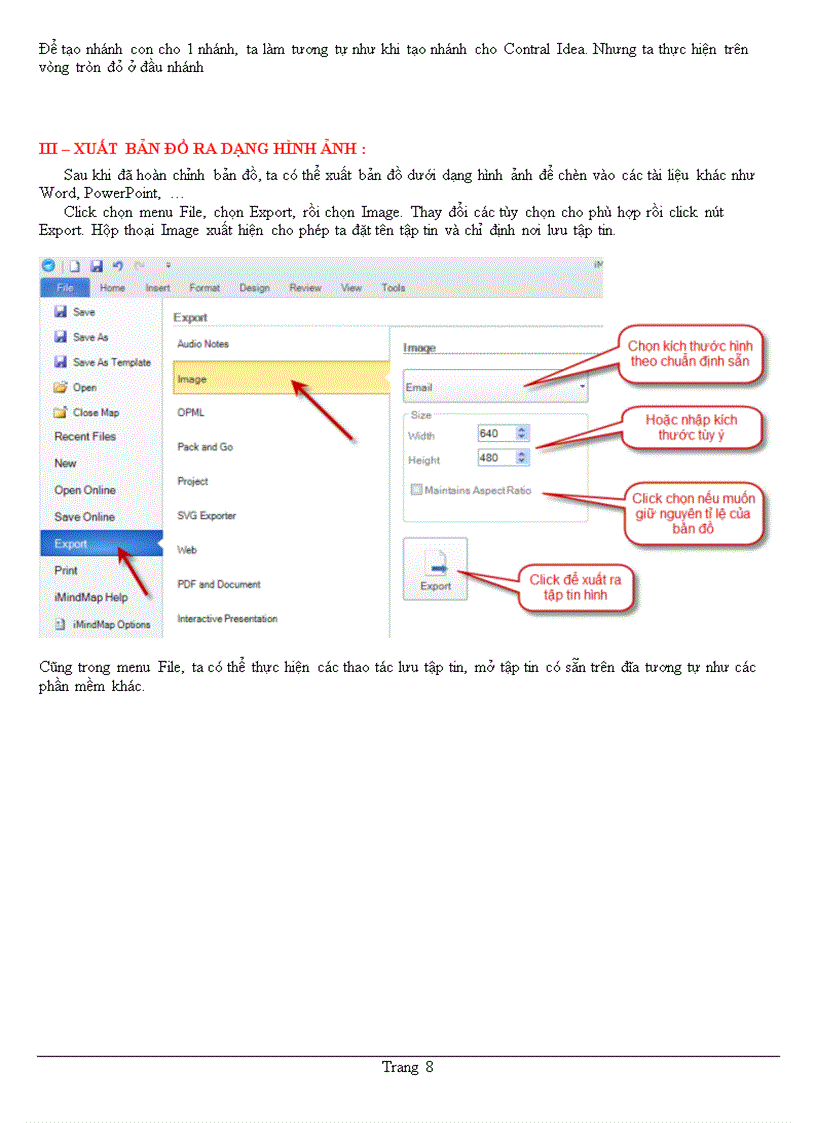 image for page Hướng dẫn sử dụng bản đồ tư duy