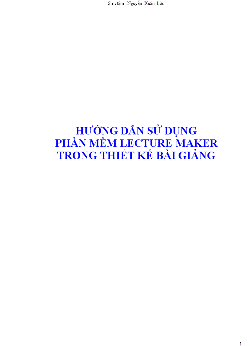 image for page Hướng dẫn sử dụng lecture make
