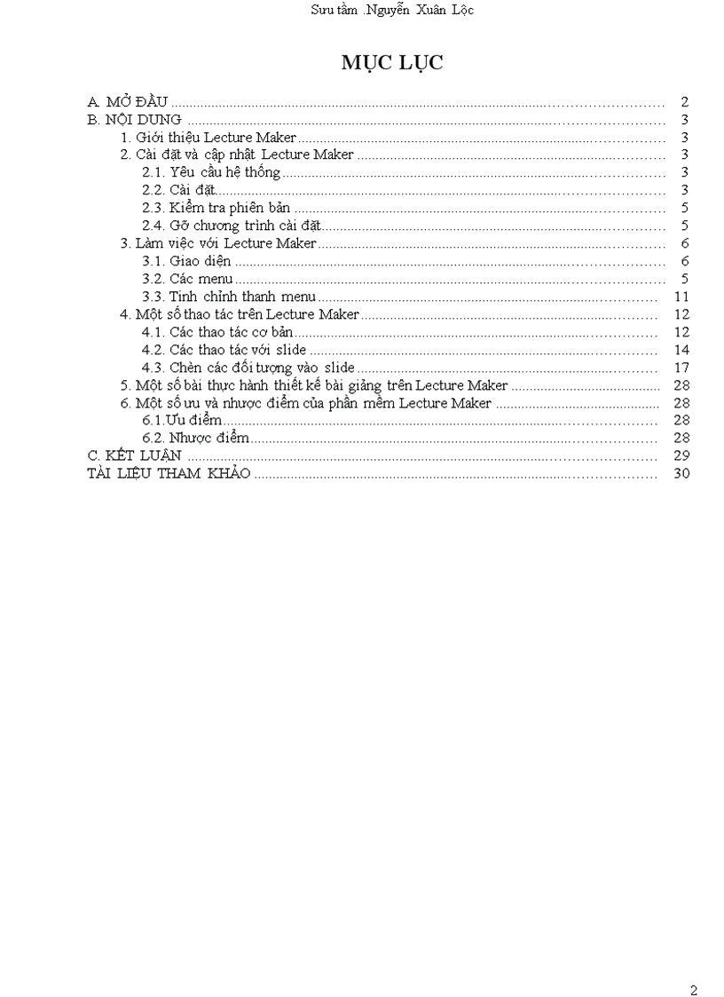 image for page Hướng dẫn sử dụng lecture make
