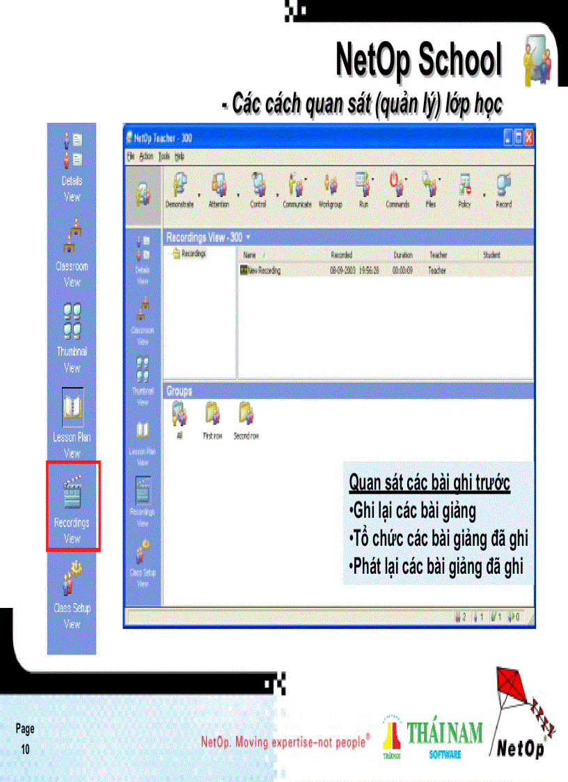image for page Hướng dẫn sử dụng Netop School