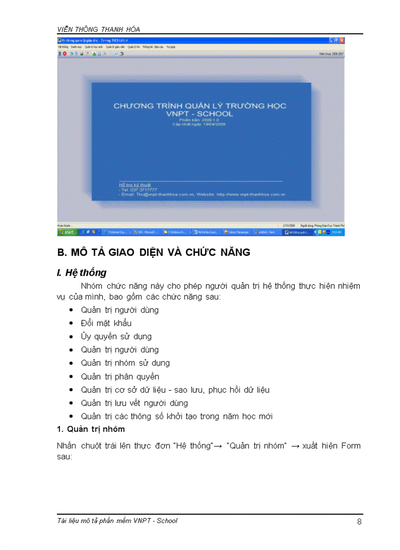 image for page Hướng dẫn sử dụng phần mềm VNPT SCHOOL