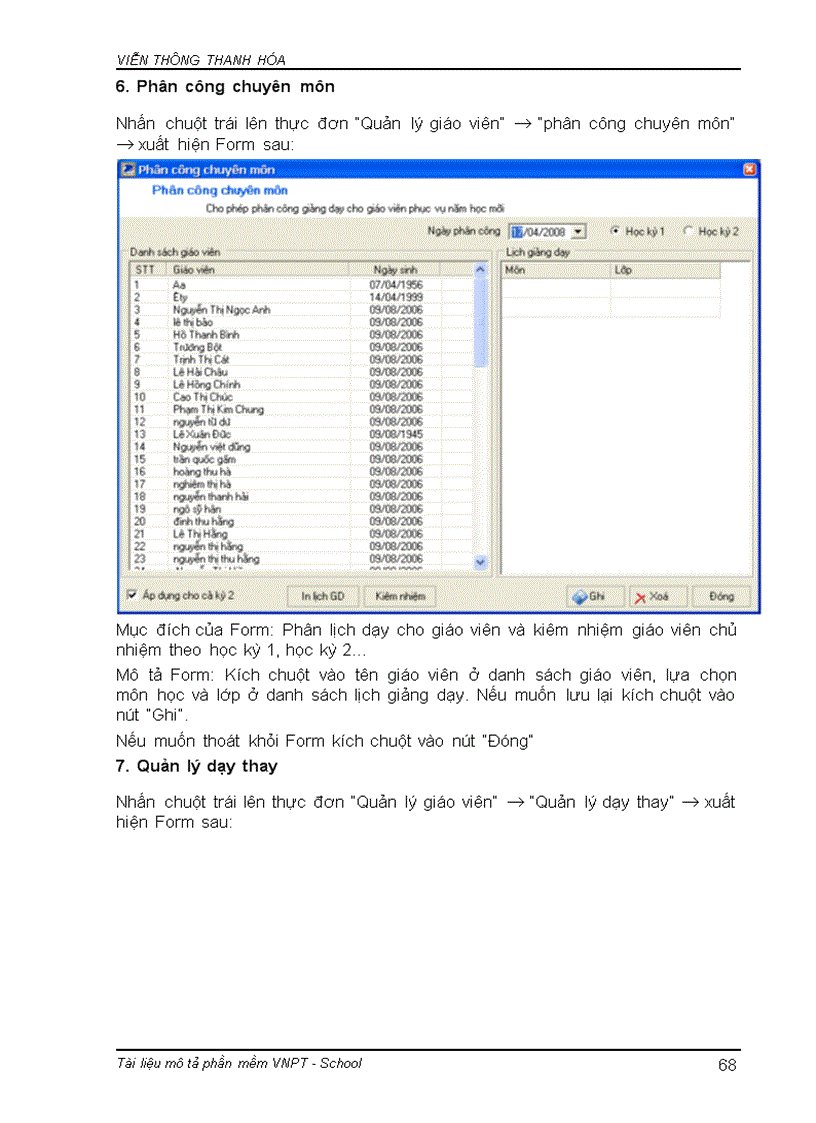 image for page Hướng dẫn sử dụng phần mềm VNPT SCHOOL