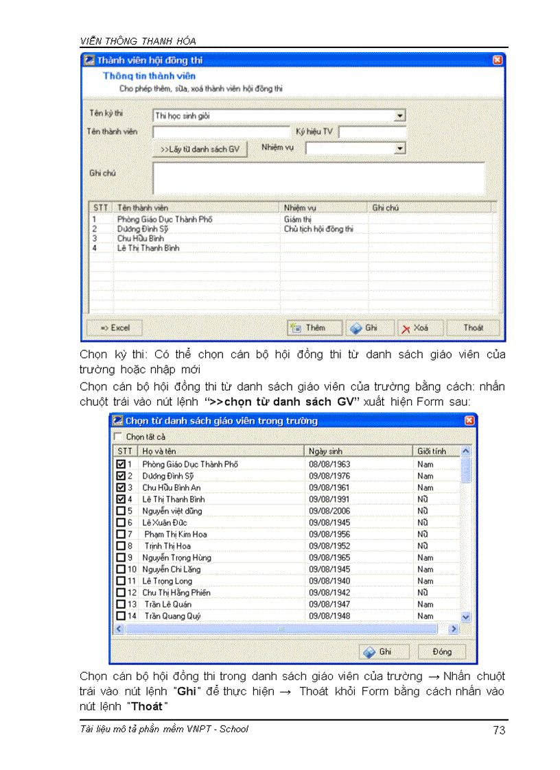 image for page Hướng dẫn sử dụng phần mềm VNPT SCHOOL