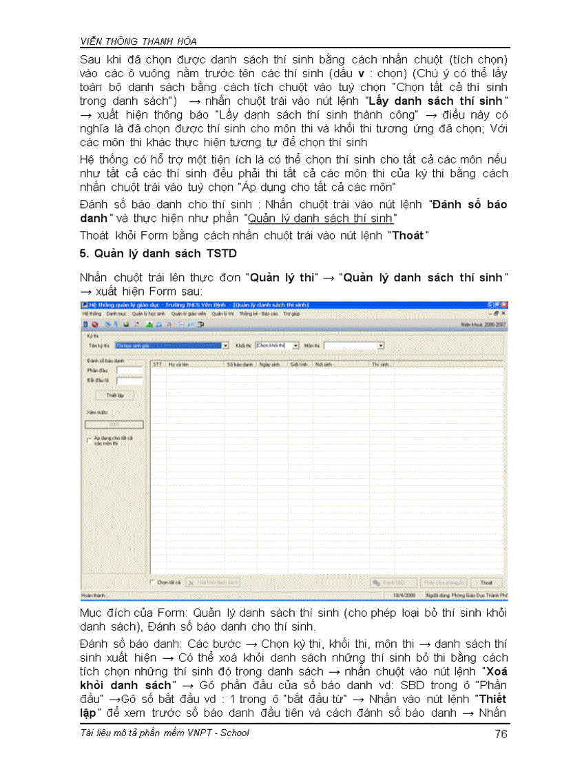image for page Hướng dẫn sử dụng phần mềm VNPT SCHOOL