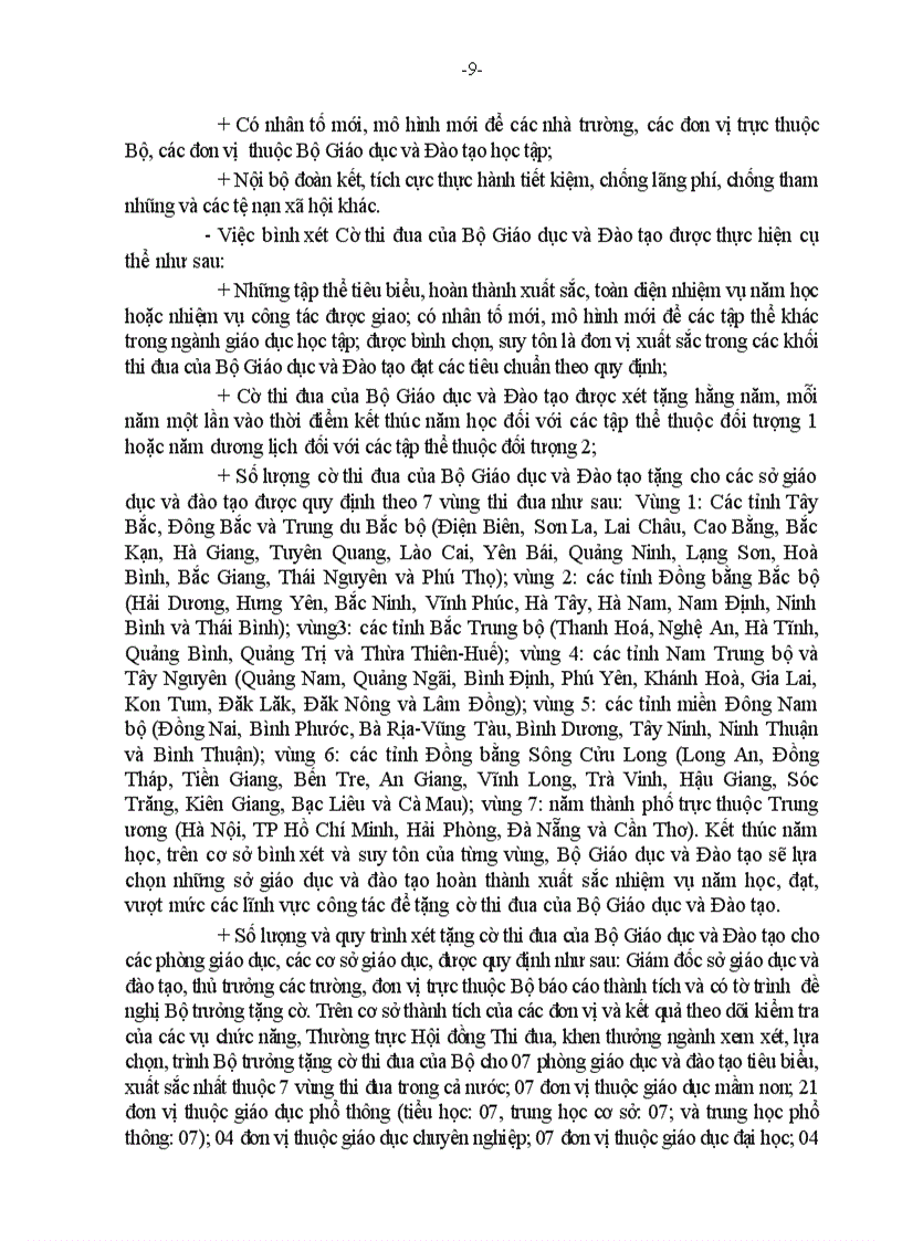 image for page Hướng dẫn thi đua trong lĩnh vực GD