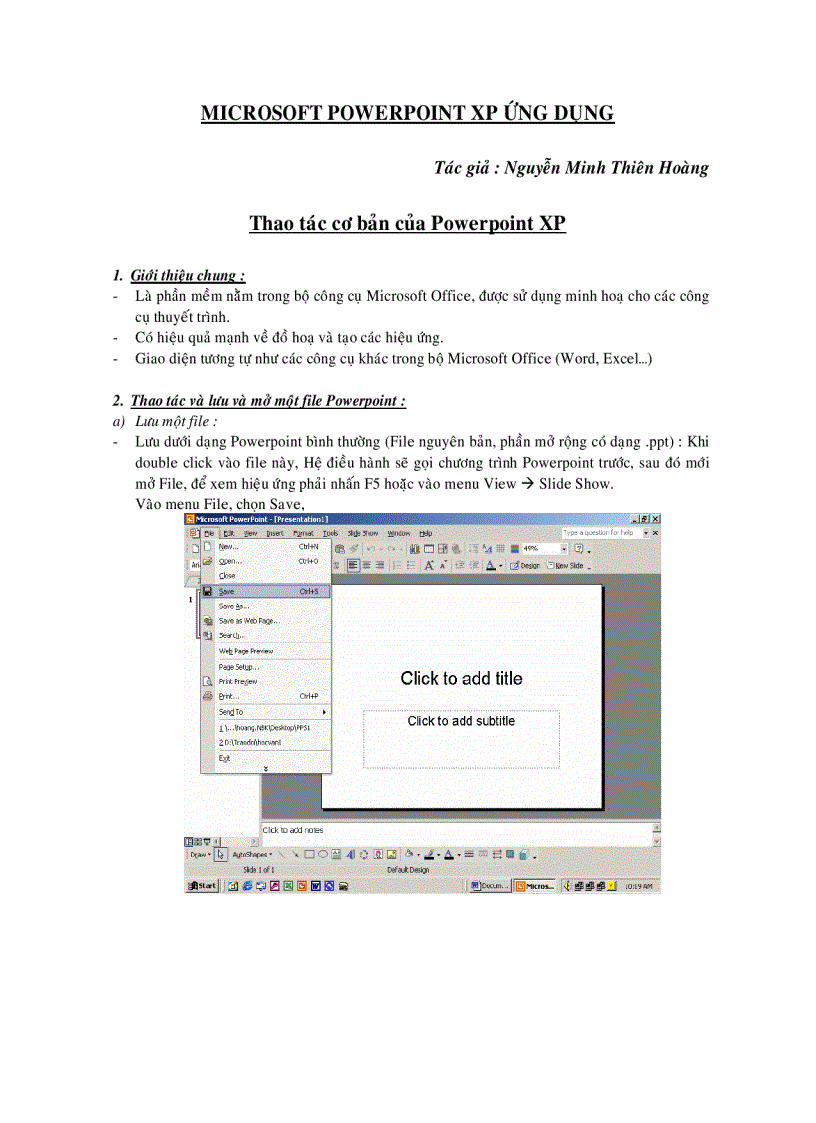 image for page Hướng dẫn thực hành powepoint