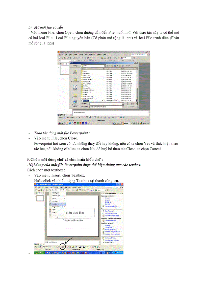 image for page Hướng dẫn thực hành powepoint