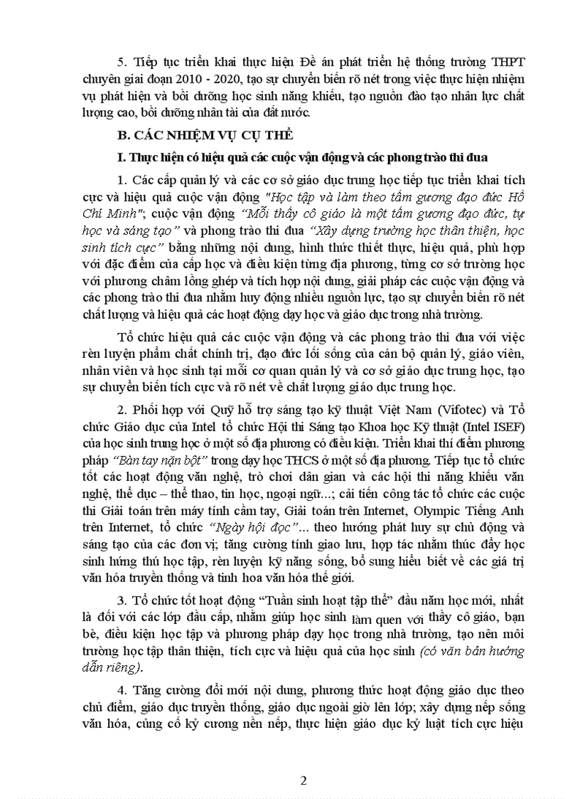 image for page Hướng dẫn thực hiện nhiệm vụ GDTrH năm học 2011 2012