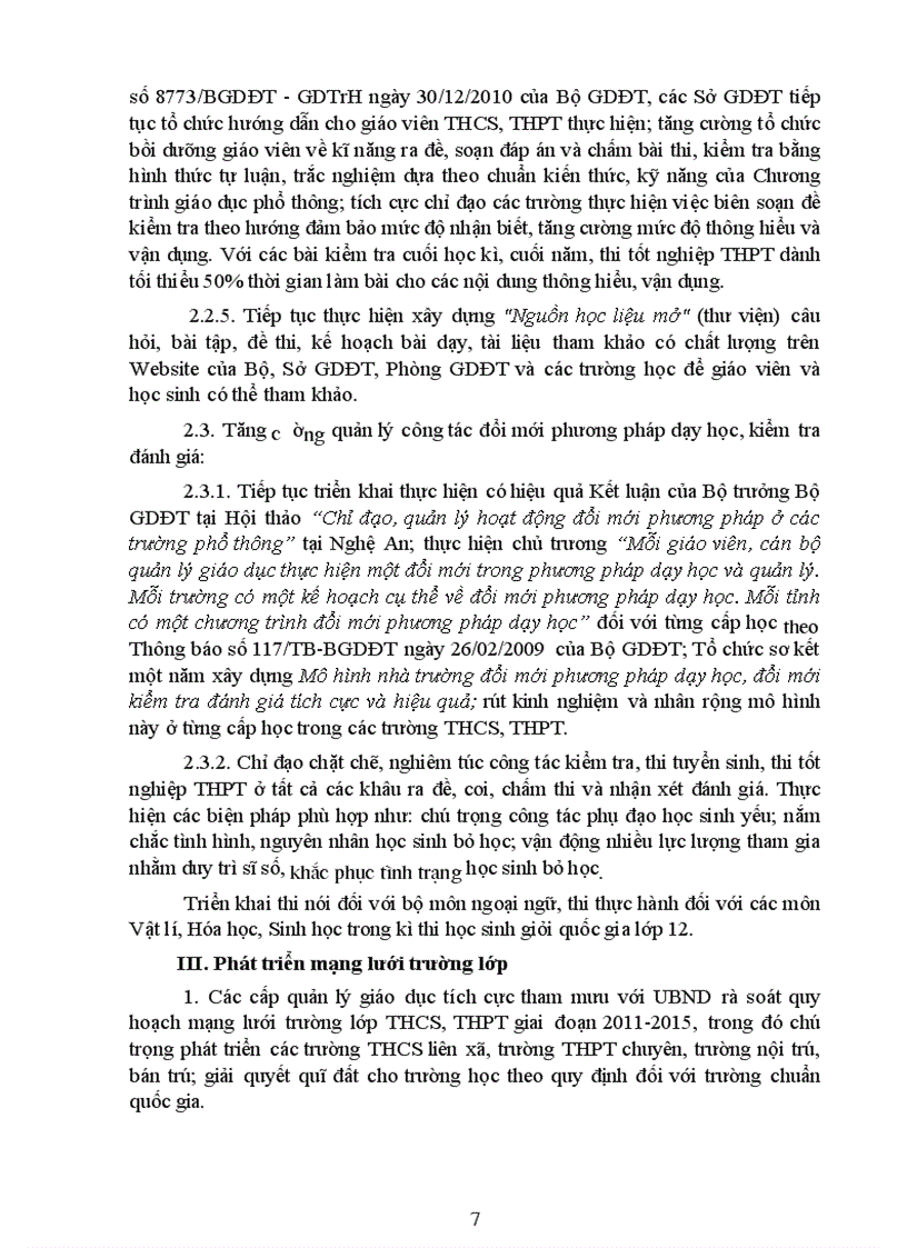 image for page Hướng dẫn thực hiện nhiệm vụ GDTrH năm học 2011 2012