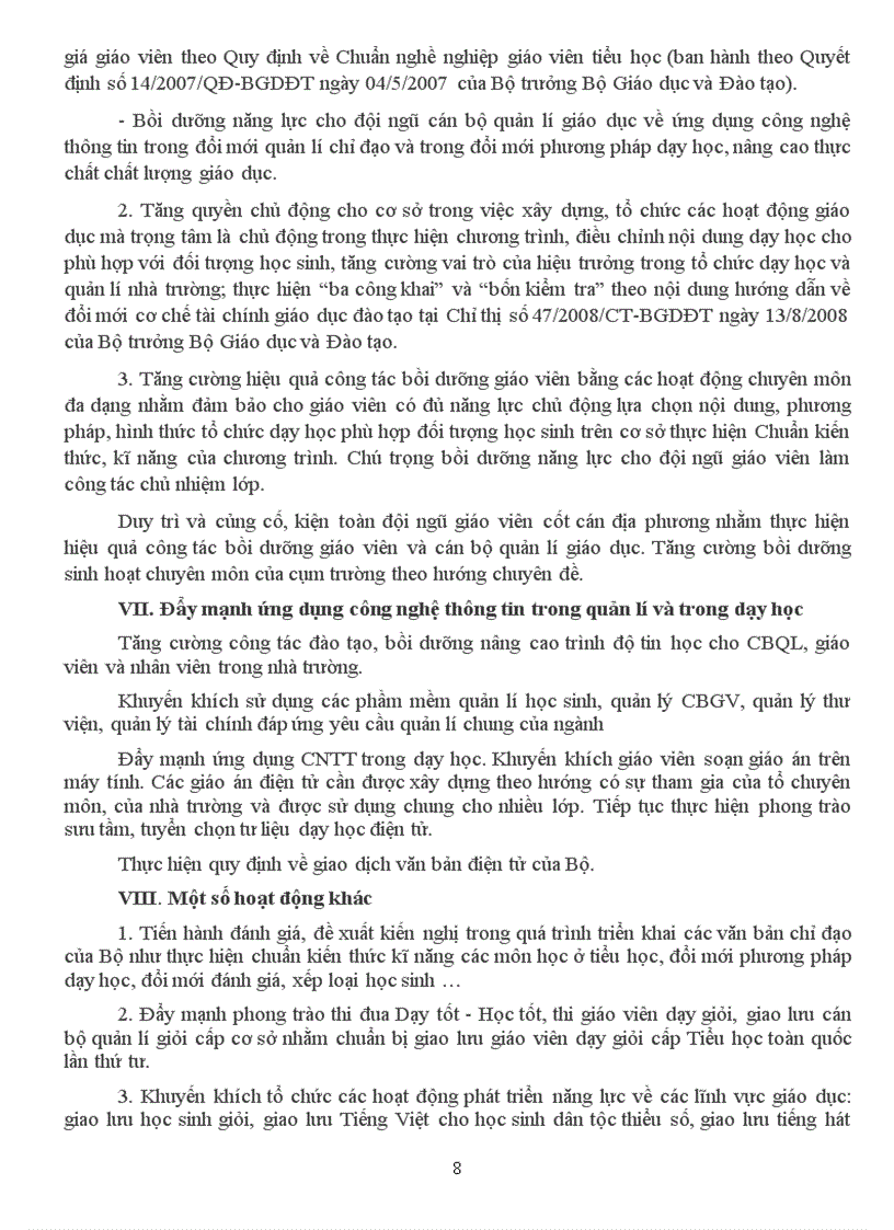 image for page Hướng dẫn thực hiện nhiệm vụ năm học 2010 2011 đối với giáo dục tiểu học