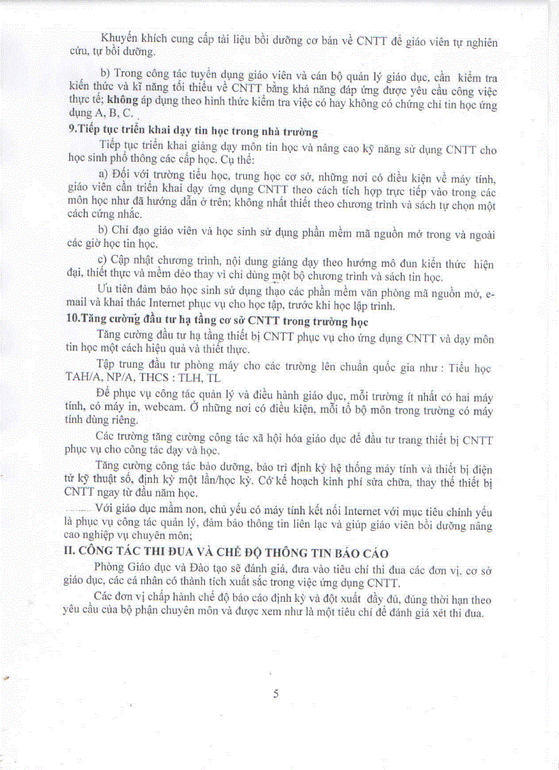 image for page Hướng dẫn UDCNTT năm học 2011 2012