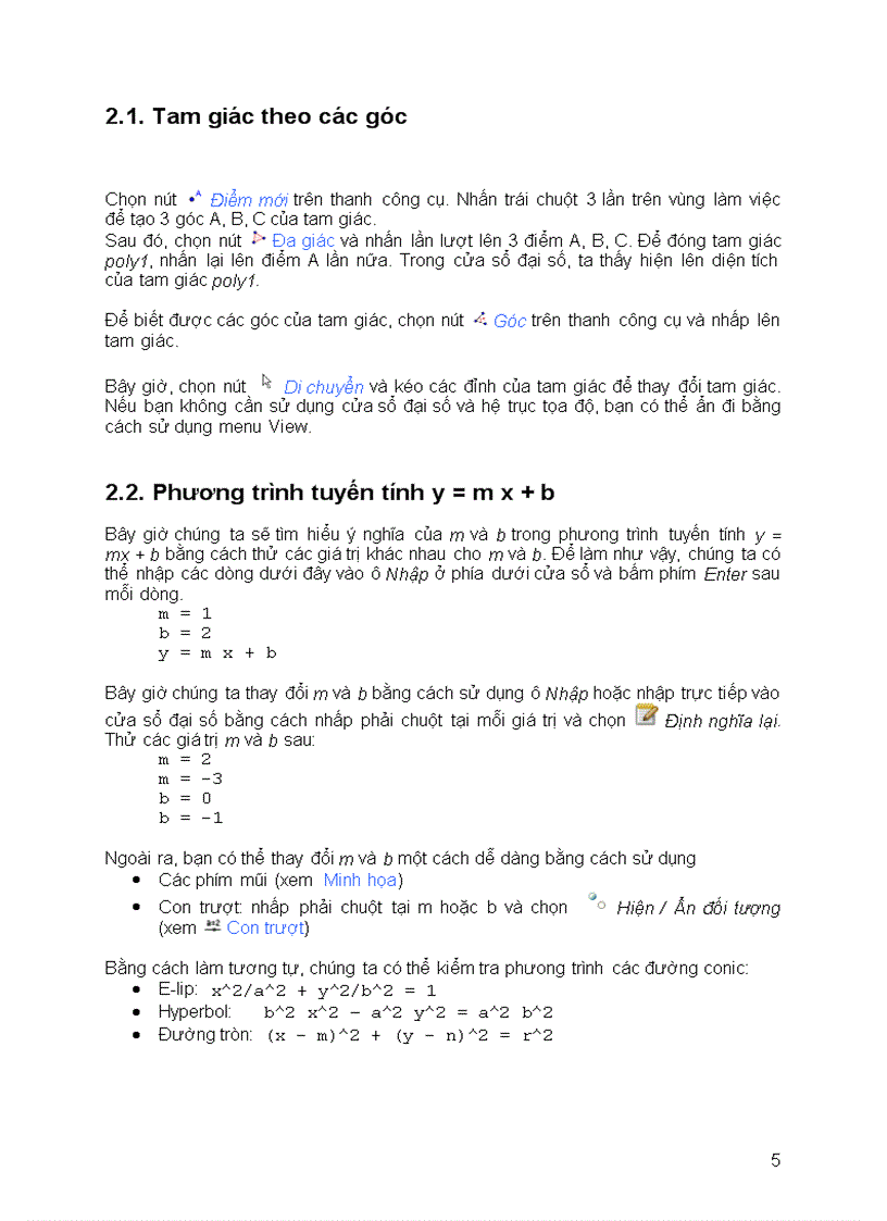 image for page Hướng dẫn vẽ hình bằng Geogebra