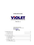 Hướng dẫn sử dụng Violet 1