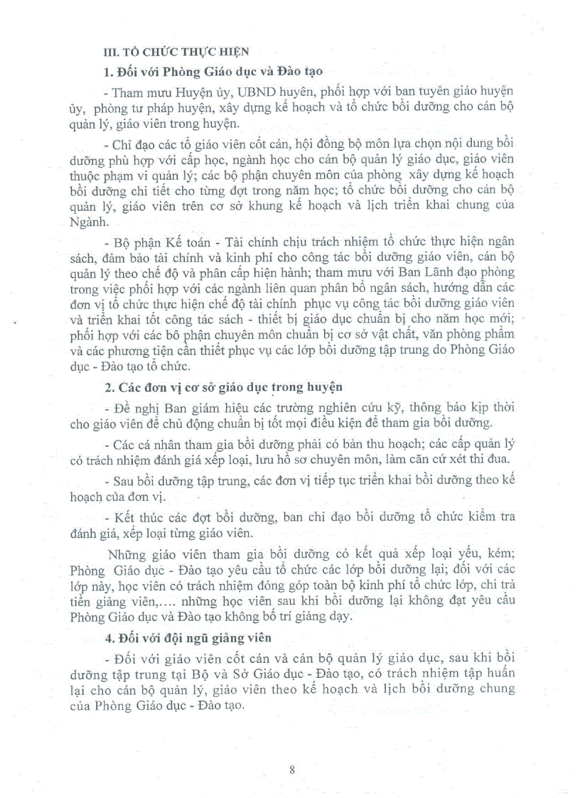 image for page Kế hoạch bồi dưỡng hè năm 2011