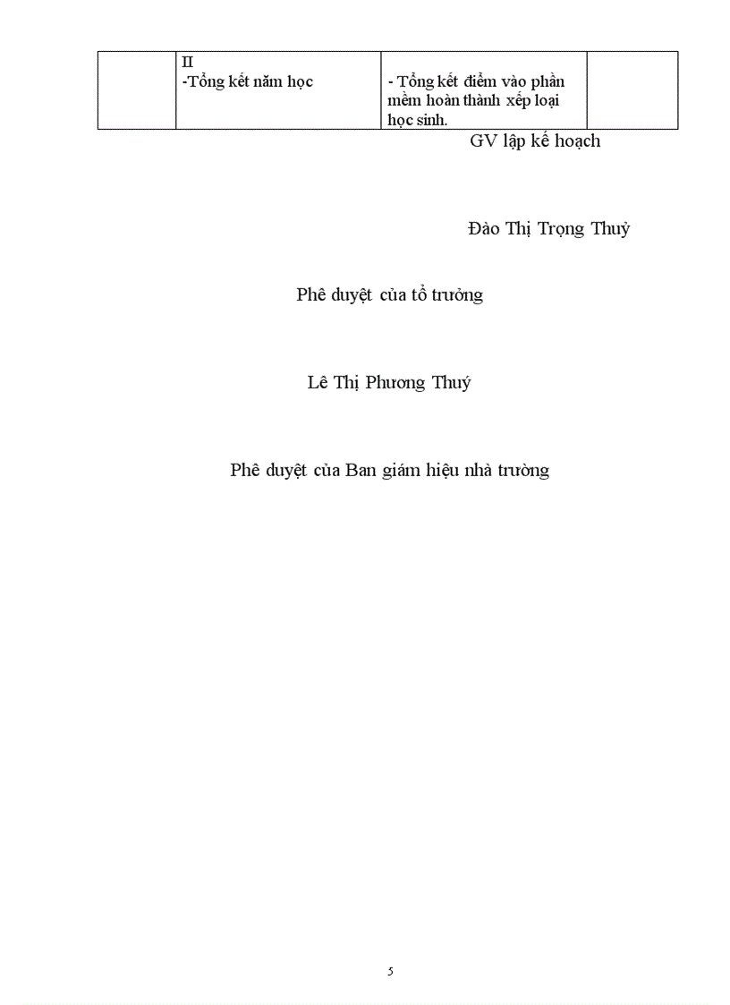 image for page Ke hoach ca nhan mon Tieng Anh