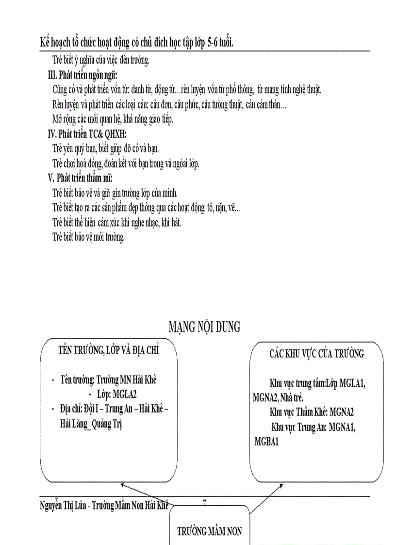 image for page Kế hoạch chăm sóc giáo dục trẻ 5 tuổi