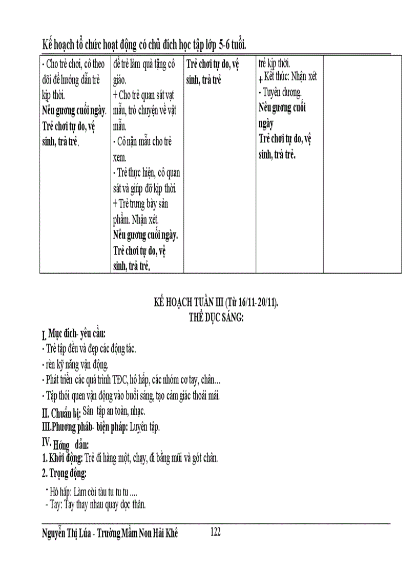 image for page Kế hoạch chăm sóc giáo dục trẻ 5 tuổi
