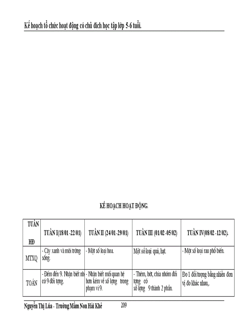 image for page Kế hoạch chăm sóc giáo dục trẻ 5 tuổi