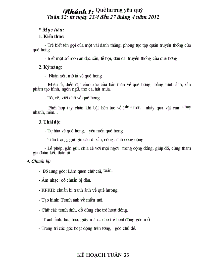 image for page Ke hoạch chủ dề trường tiểu học