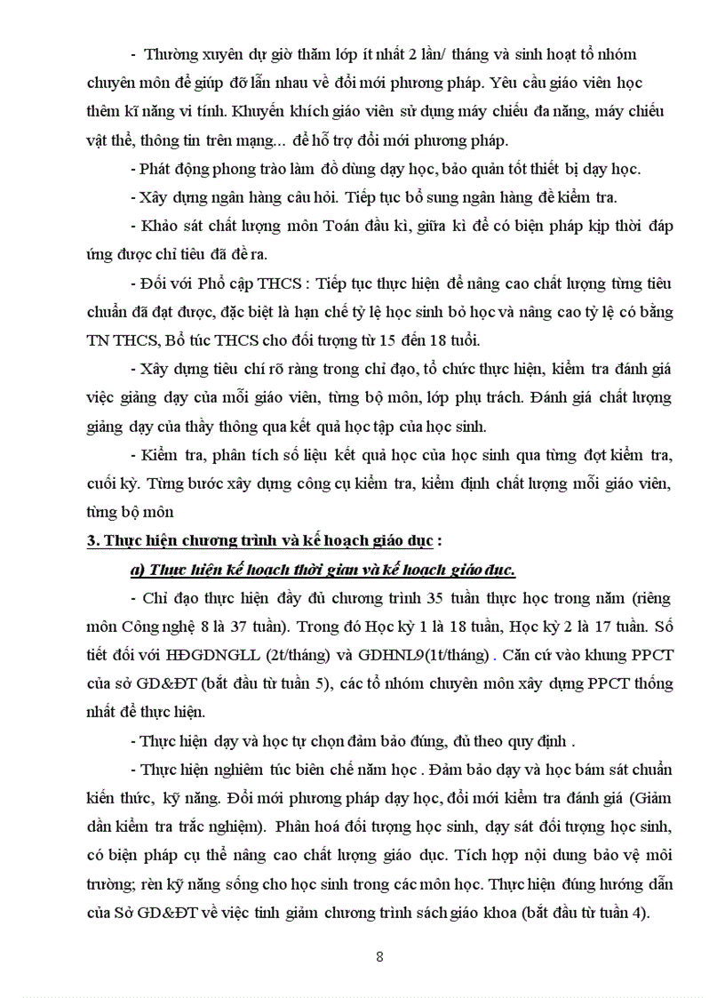 image for page Kế hoạch chuyên môn tổ KHTN năm học 2011 2012