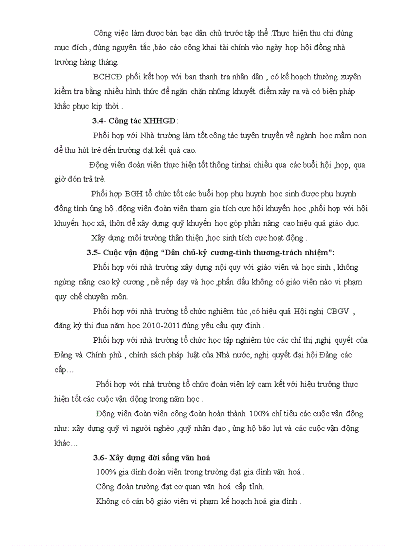 image for page Kế hoạch công đoàn năm 2010 2011