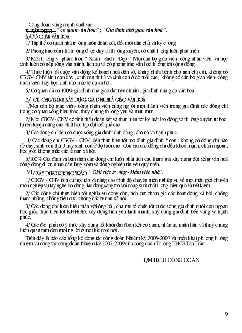 image for page Ke hoach hoat dong cong doan