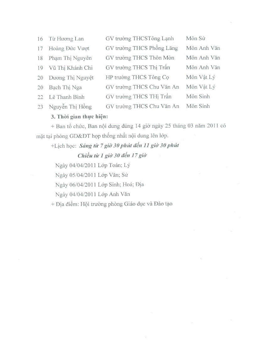 image for page Kế hoạch tập huấn