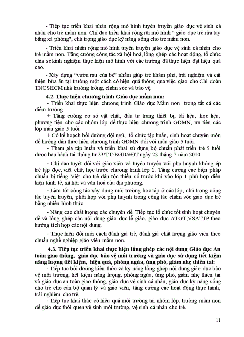 image for page Kế hoạch triển khai nhiệm vụ năm học 2011 2012