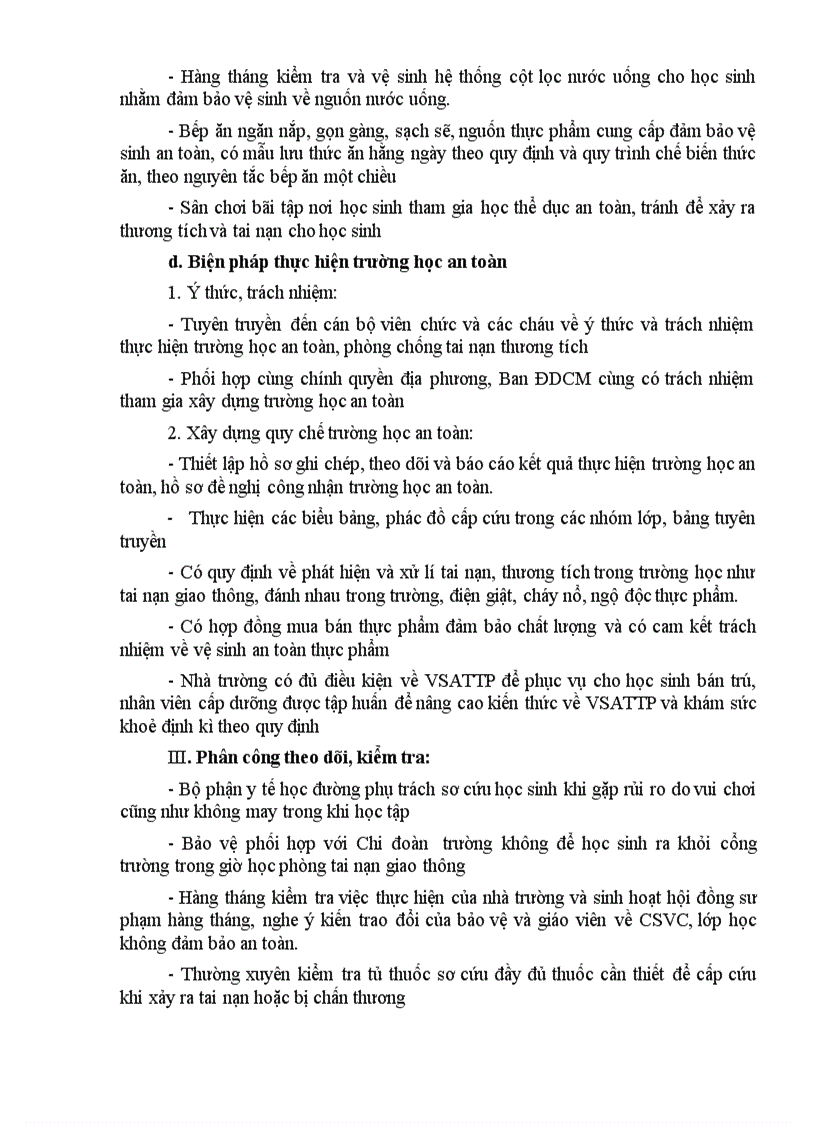 image for page Kế hoạch xây dựng trường mn an toàn