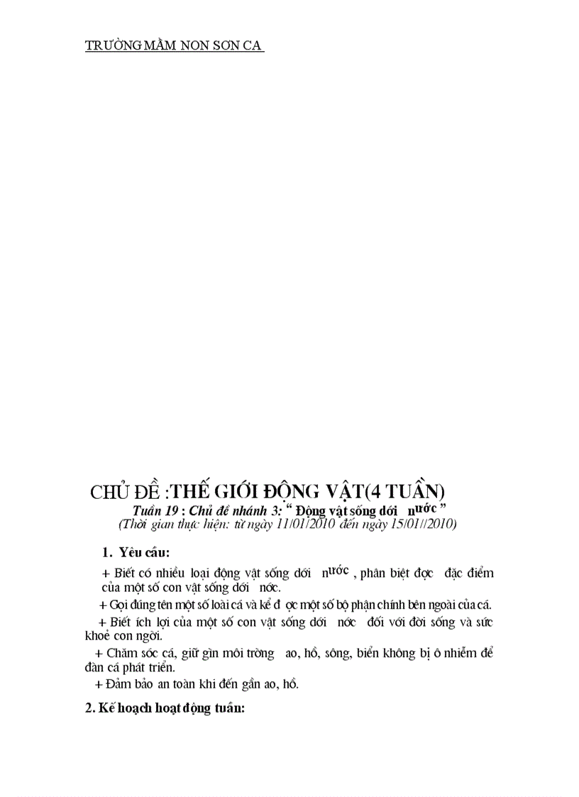 image for page Kh giảng dạy chủ đề động vật