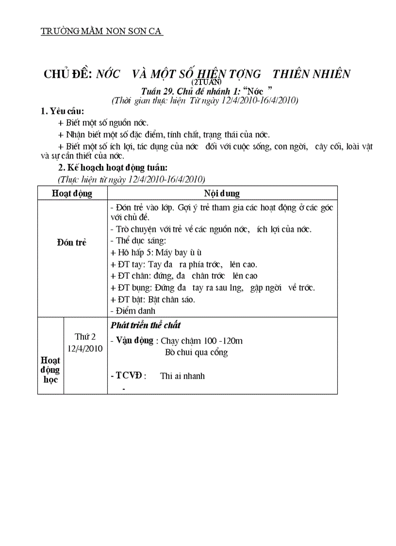 image for page Kh giảng dạy chủ đề tự nhiên