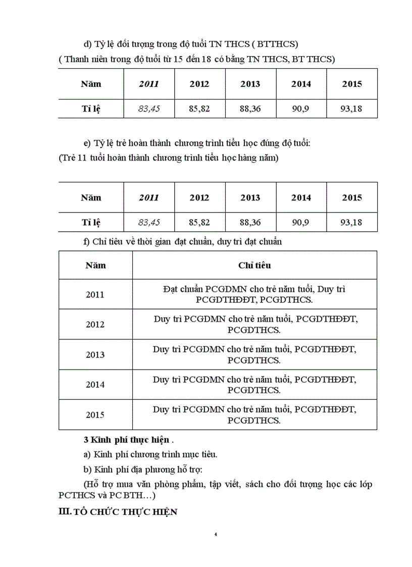 KH phổ cập gd giai đoạn 2011 2015