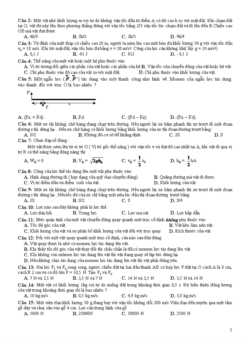image for page Kiểm tra vật lí 10