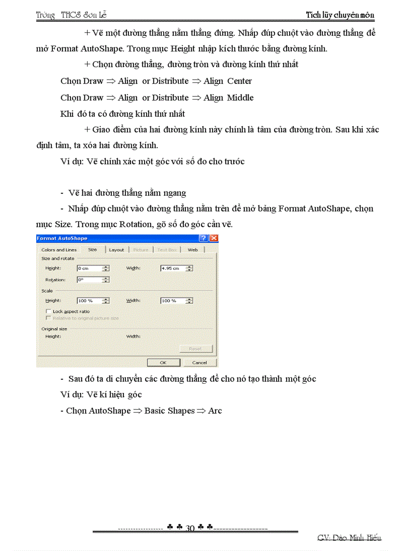 image for page Kỷ năng vẽ hình trong Word 2003