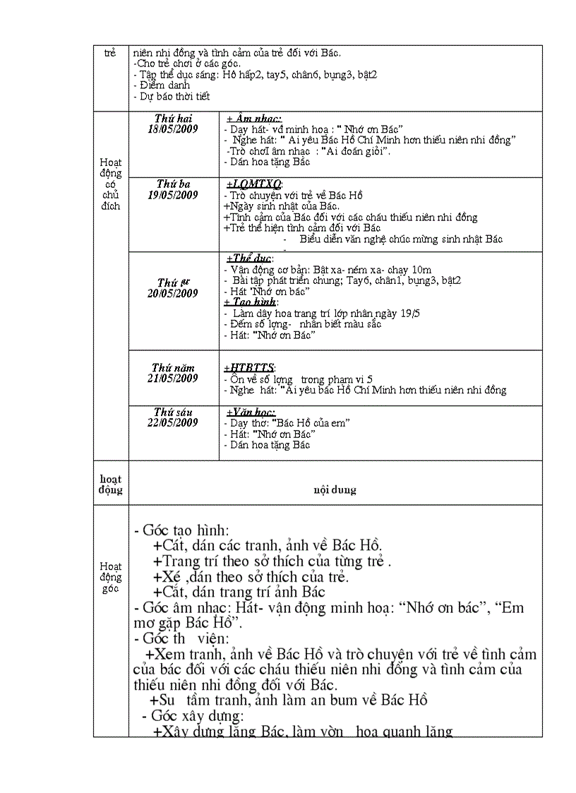 image for page Kế hoạch lớp 3 4 tuổi 1