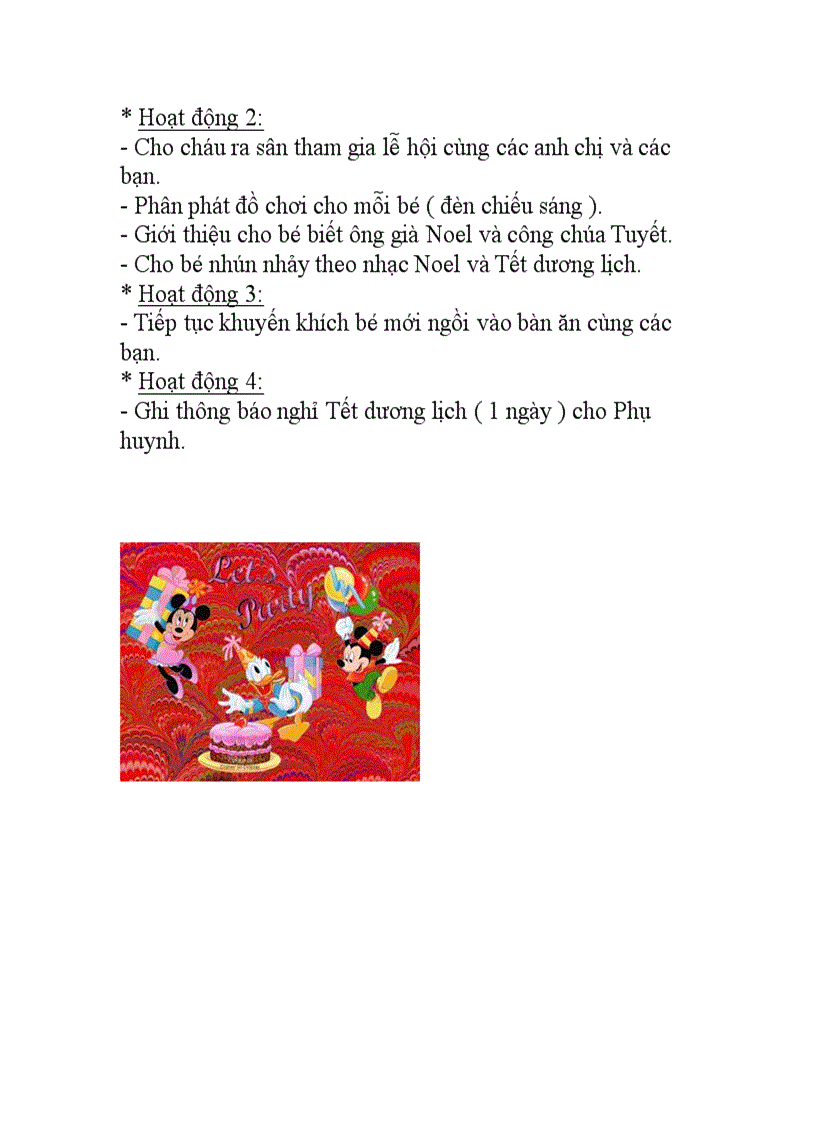 image for page Lễ hội của bé Lễ Noel và Tết dương lịch