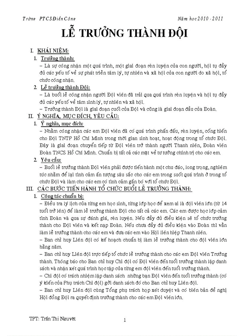 image for page Lễ trưởng thành đội