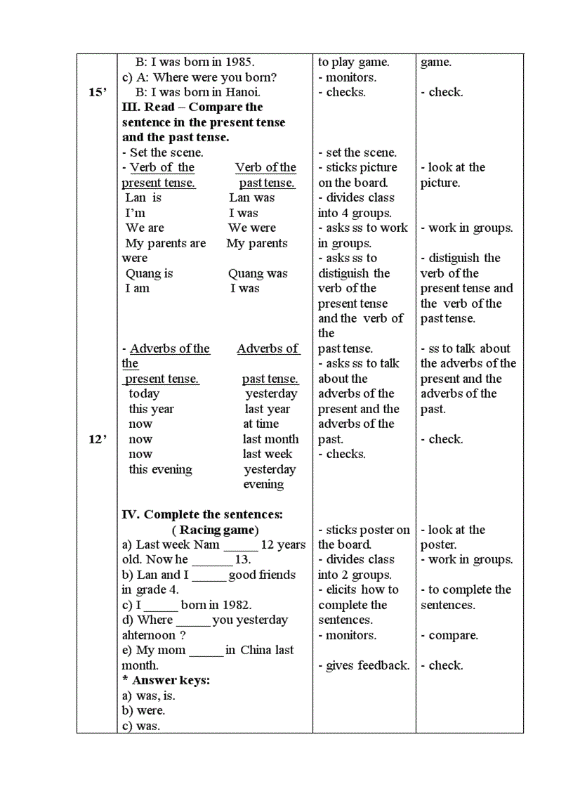 image for page Let s go 1A unit 4