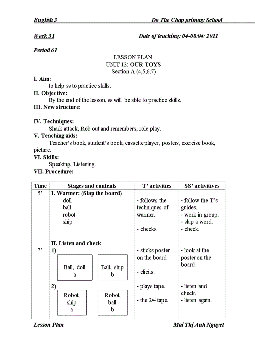 image for page Let s Learn EL3 Unit 12