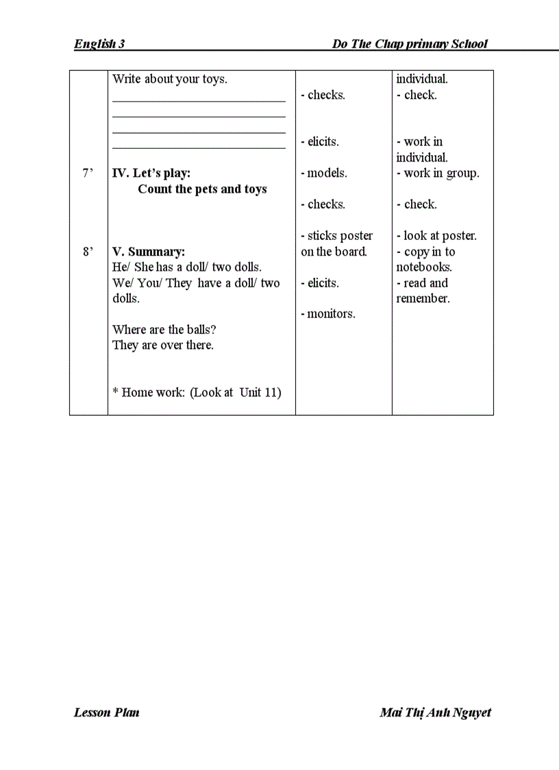 image for page Let s Learn EL3 Unit 12