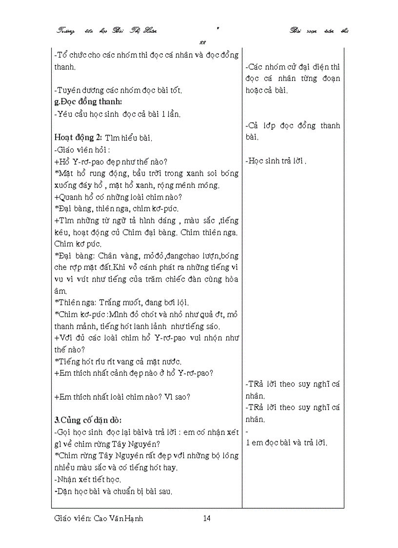 image for page Lớp 2 Tuần 22