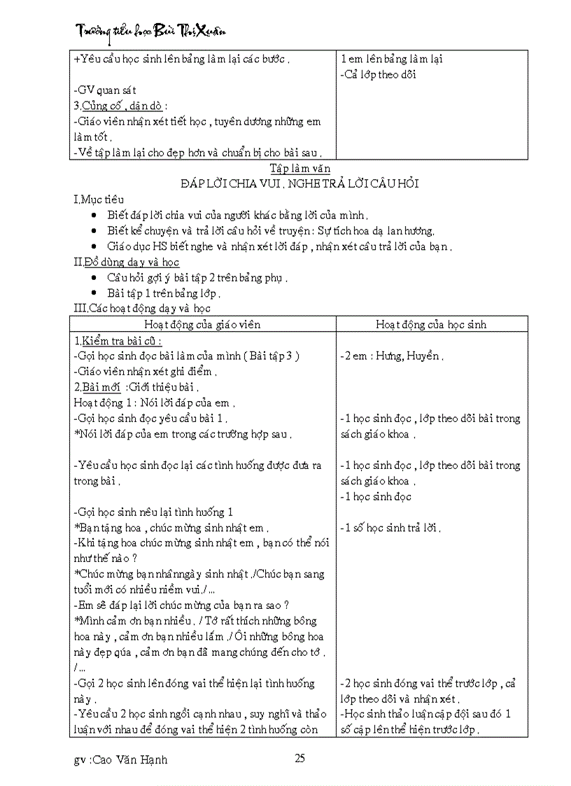 image for page Lớp 2 Tuần 29