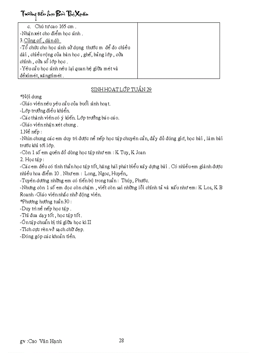 image for page Lớp 2 Tuần 29