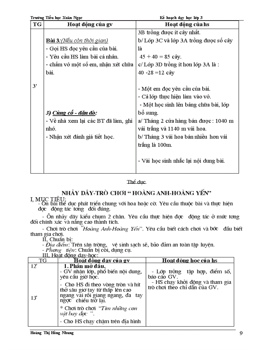 image for page Lớp 3 buổi 1 tuần 26