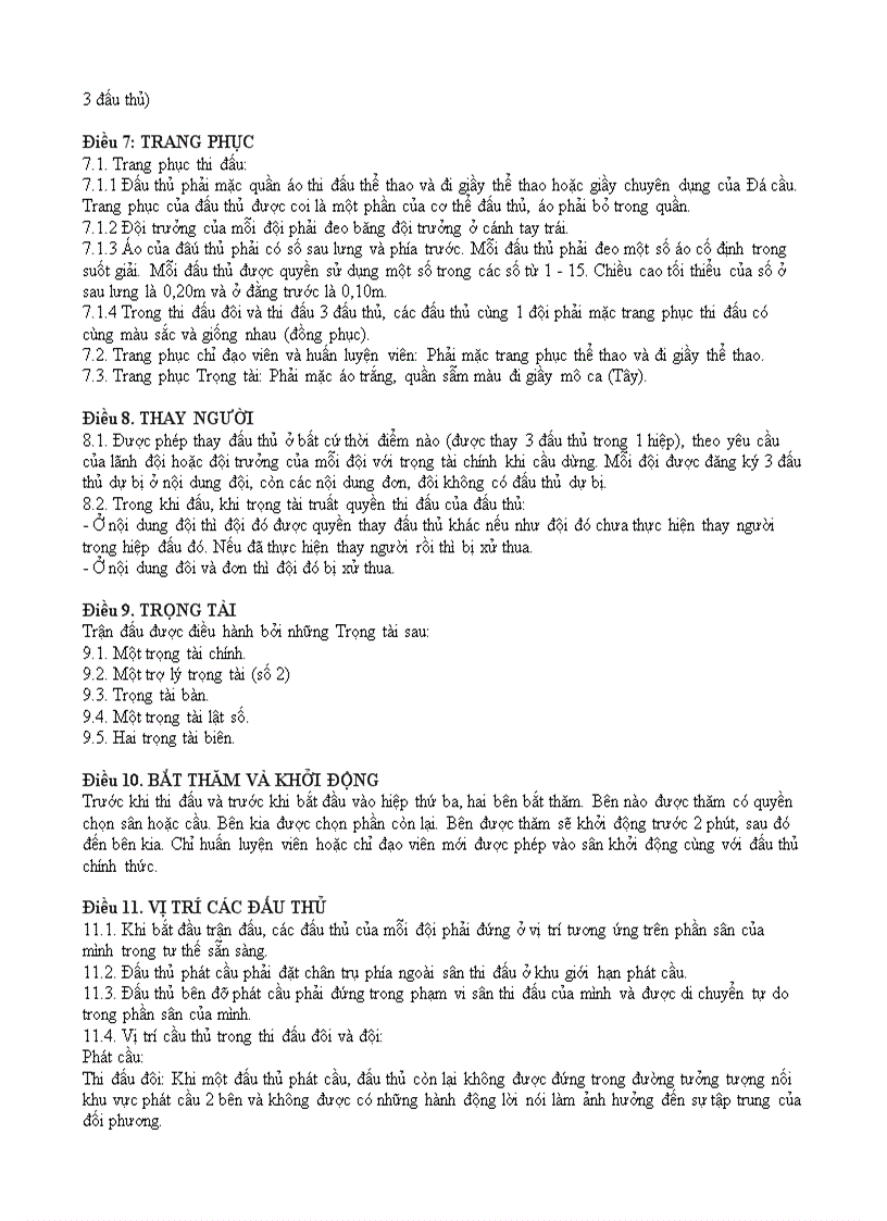 image for page Luật đá cầu lưới