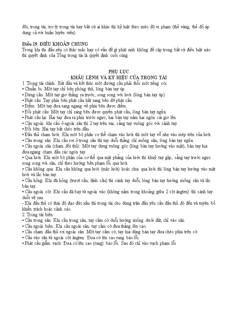 image for page Luật đá cầu lưới