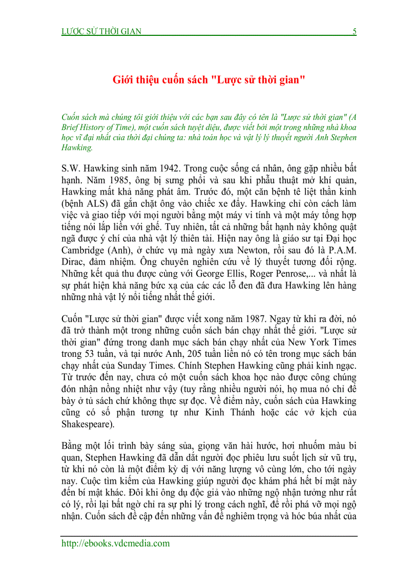 image for page Lược Sử thời gian