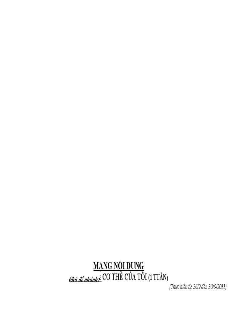 image for page Mạng hoạt động chủ đề bản thân