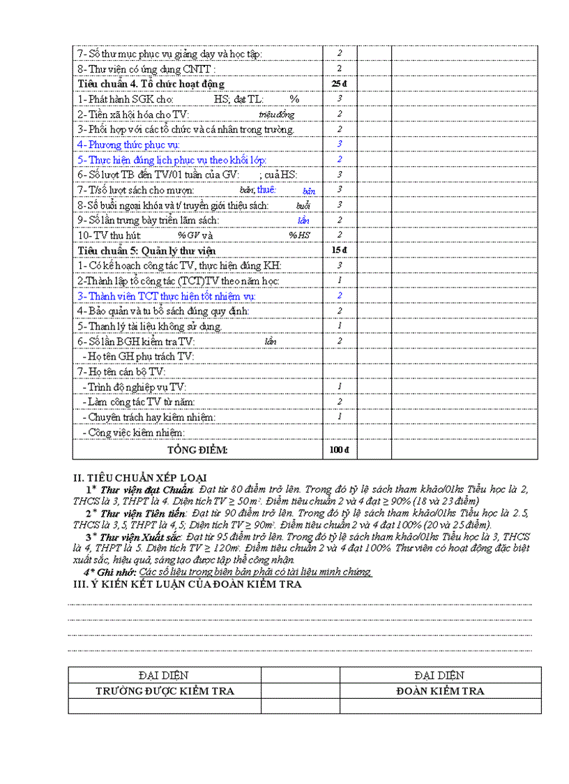 image for page Mau bien ban kiem tra thu vien truong hoc